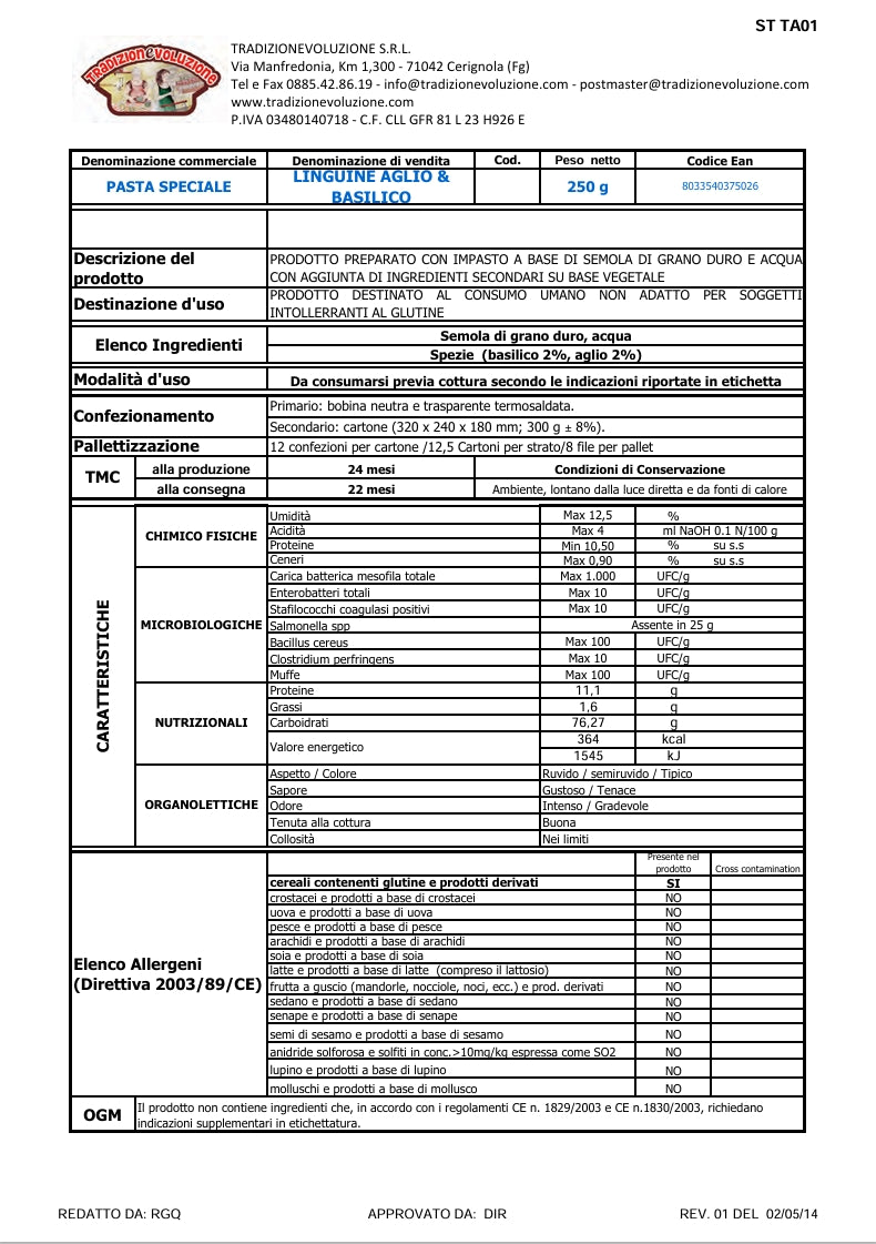 Prodotti alimentari tipici della cucina italiana in Svizzera - Lifeitaly.ch