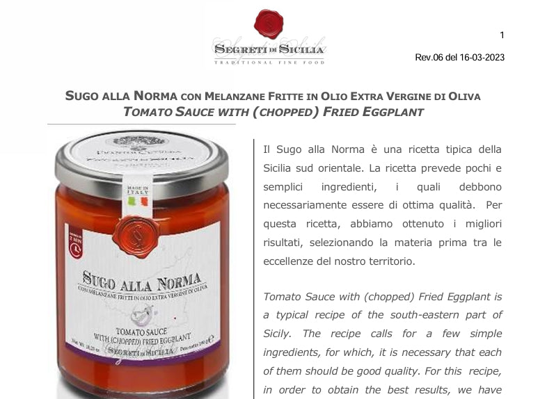 Prodotti alimentari tipici della cucina italiana in Svizzera - Lifeitaly.ch