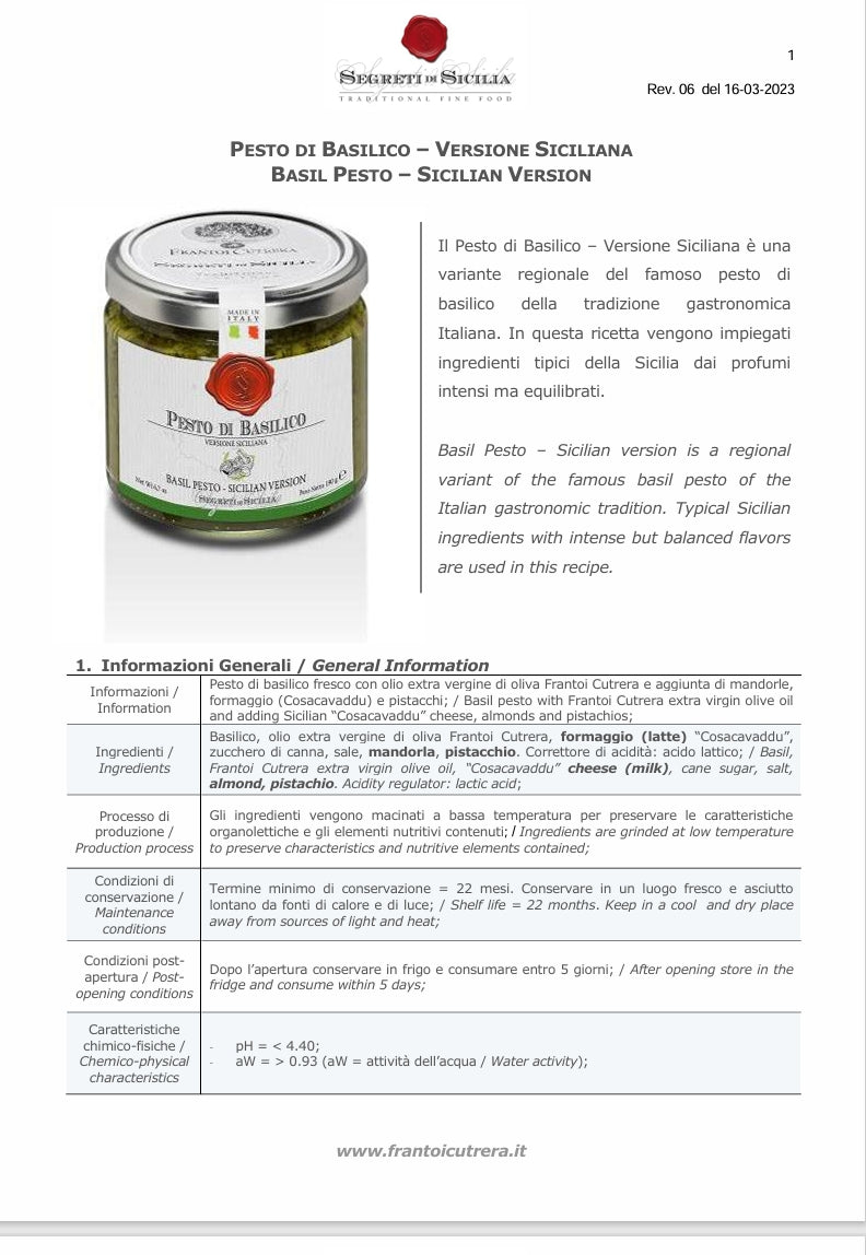 Prodotti alimentari tipici della cucina italiana in Svizzera - Lifeitaly.ch