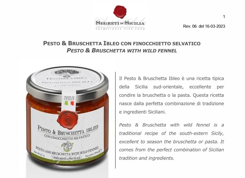 Prodotti alimentari tipici della cucina italiana in Svizzera - Lifeitaly.ch
