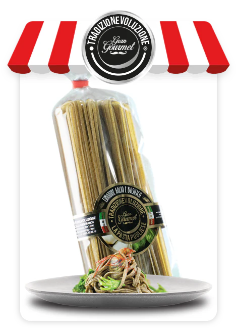 Linguine aglio e basilico