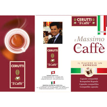 Upload the image to the Gallery Viewer, Espresso coffee (capsules) - Cerutti

