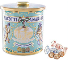 Laden Sie das Bild in den Galerie-Viewer hoch, Weiche Saronno-Amaretti-Kekse in der Dose – 150 gr
