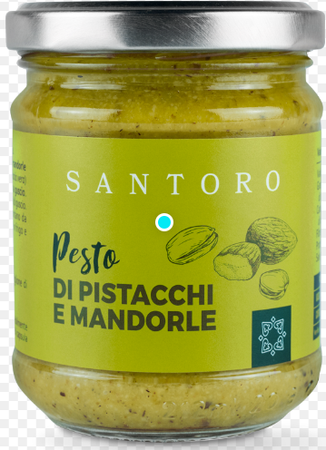 Pistachio and almond pesto