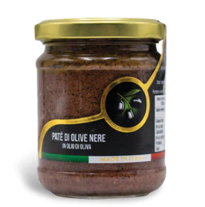 Patè di olive nere con olio di oliva