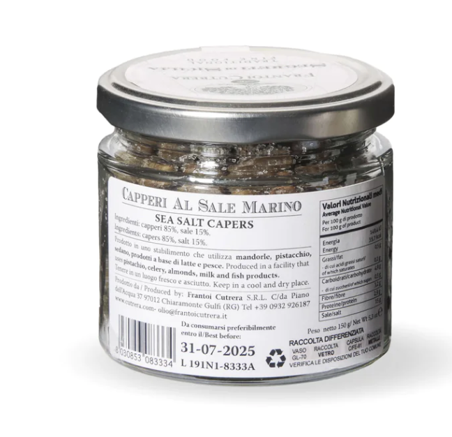 Capers in sea salt 