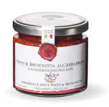 Upload the image to the Gallery Viewer, Pesto and Bruschetta all&#39;arrabbiata with hot pepper - 190 gr
