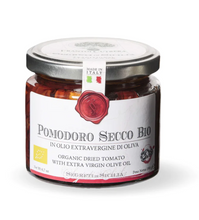 Téléchargez l&#39;image dans la visionneuse de galerie, Tomate cerise séchée bio à l&#39;huile d&#39;olive extra vierge - 190 gr.
