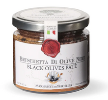 Upload the image to the Gallery Viewer, Black olive bruschetta - 190 gr
