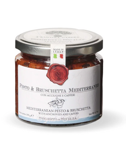 Pesto e bruschetta Mediterraneo - 190 gr