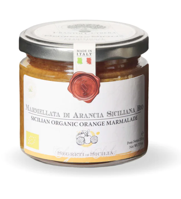 Organic Sicilian orange marmalade - 225 gr