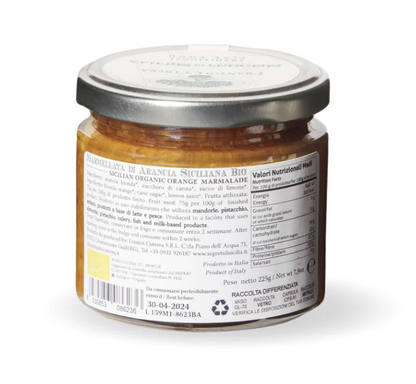 Marmellata di arancia siciliana Bio