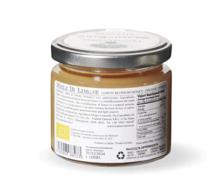 Organic Lemon Honey