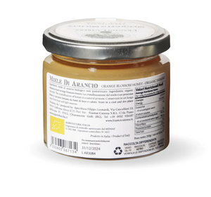 Organic orange honey - 250 gr