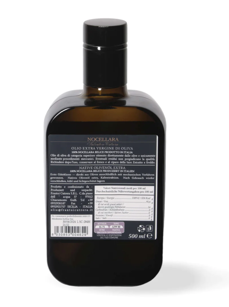 Huile d'olive extra vierge Tonda Iblea - 500 ml