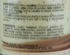Süße Haselnuss- und Kakaocreme - 200 gr
