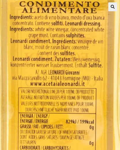 Vinaigrette Blanche Bio - 250ml