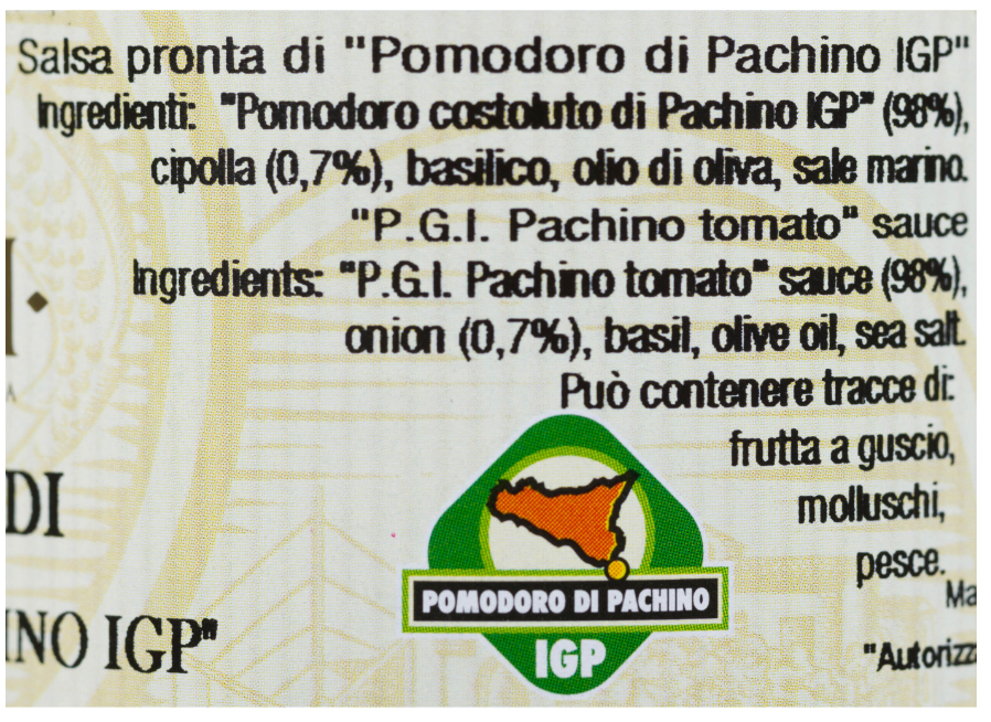 Ready-made Pachino IGP cherry tomato sauce