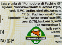 Téléchargez l&#39;image dans la visionneuse de galerie, Sauce tomate cerise prête à l&#39;emploi de Pachino IGP - 330 gr
