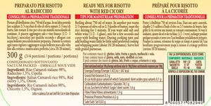Risotto prepared with radicchio - 300 gr