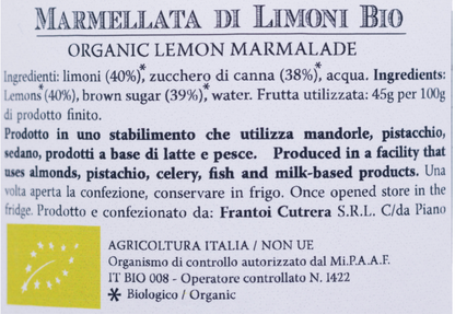 Marmellata di limoni Bio