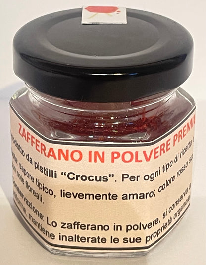 Zafferano in polvere Premium - 1° qualità