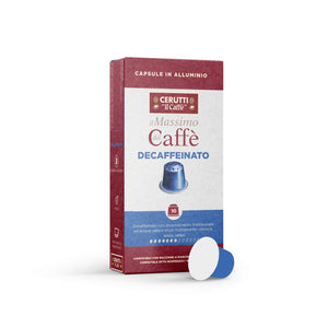 Caffè espresso decaffeinato in capsule